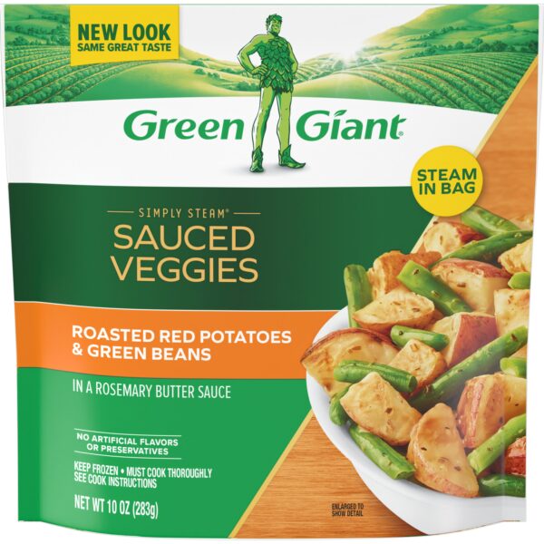 Green Giant® Simply Steam™ Roasted Red Potatoes, Green Beans & Rosemary Butter Sauce