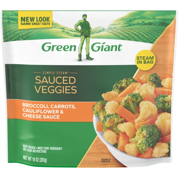 Green Giant®  Simply Steam™ Broccoli, Carrots, Cauliflower & Cheese Sauce