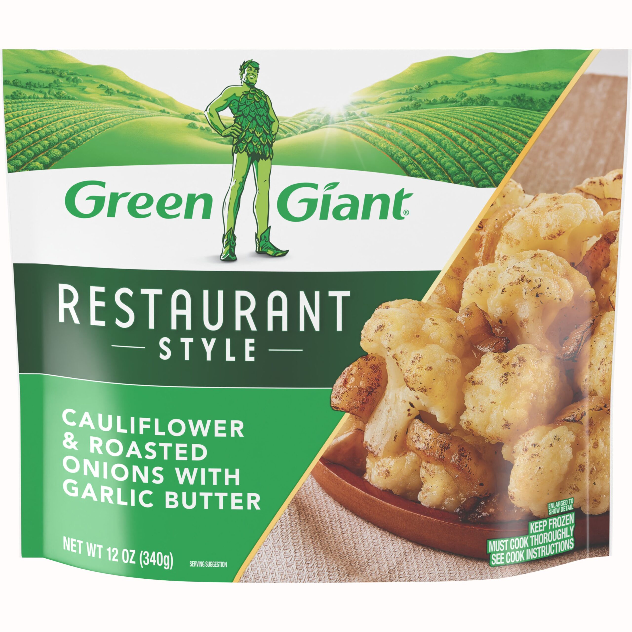 Green Giant® Restaurant Style - Cauliflower & Fire Roasted Onions with  Garlic Butter