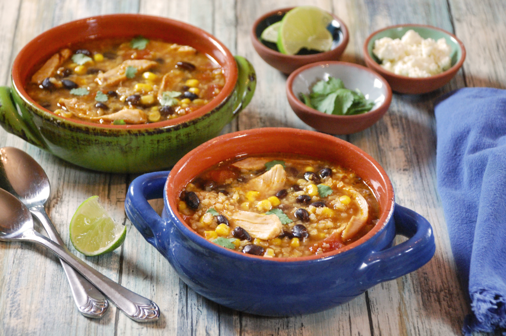 Chicken Tortilla Soup with Riced Cauliflower Recipe