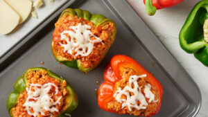 Green Giant's stuffed green peppers recipe is tasty and filling, every time.