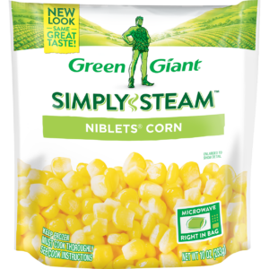 Green Giant Simply Steam Niblets Corn - Enjoy the farm-fresh taste of Niblets corn with our fast-frozen vegetables. Discover the simple goodness today for your family!