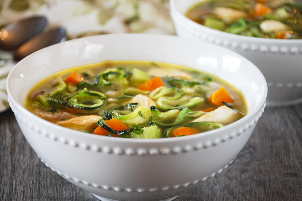 Pressure Cooker Chicken Zoodle Soup Recipe - Green Giant