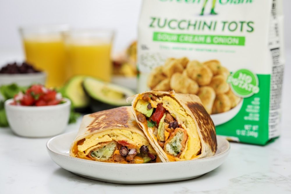 Zucchini Tot Breakfast Burritos Recipe