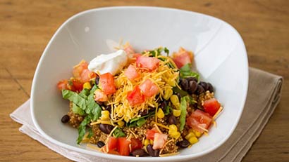 Veggie Taco Quinoa Bowl Recipe