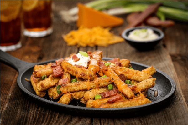 Loaded Baked Potato Fries Recipe, Back to School Recipes