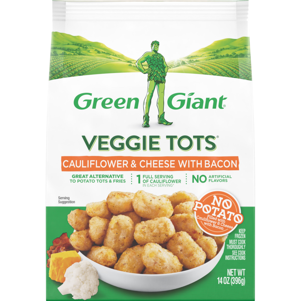 Green Giant® Veggie Tots® Cauliflower, Cheese, & Bacon