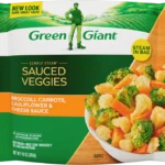 Green Giant broccoli, carrots, cauliflower & Cheese sauced Frozen Vegetables